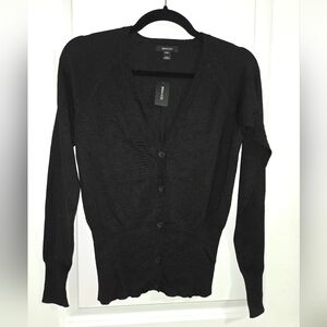NWT RW&Co Black Cardigan - XXS